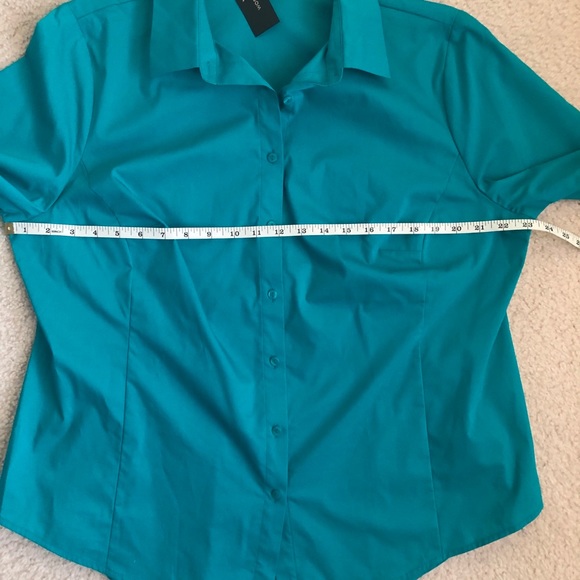 Worthington Woman Button-down Shirt sz 14W - Picture 8 of 12